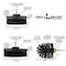 Drill Brush Power Scrubber By Useful Products 5 in W 7 in L Brush, Black K-S-54O-QC-DB - alternate 6